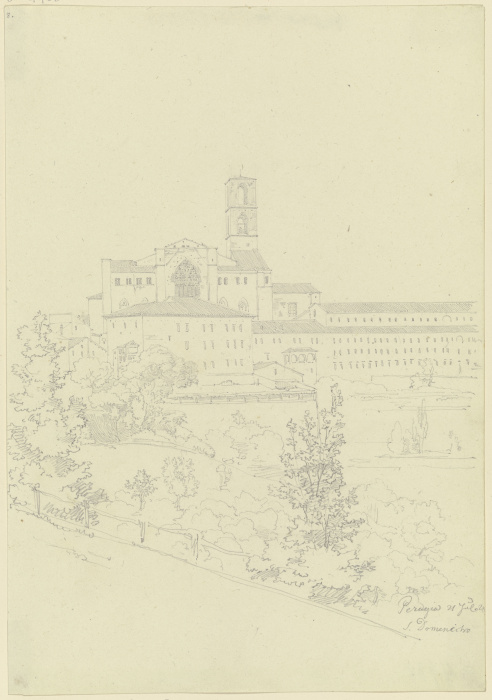 S. Domenico in Perugia von Friedrich Maximilian Hessemer