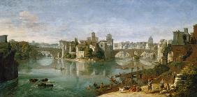 Die Tiber-Insel in Rom 1685