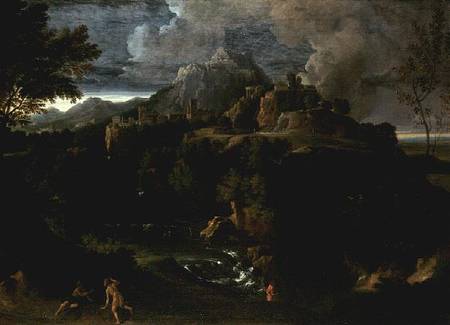 Landscape with Figures von Gaspard Dughet