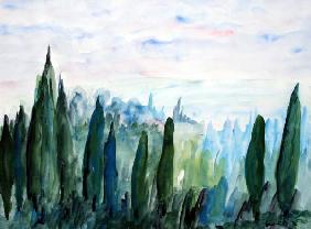 Landschaft in der Toscana 1992