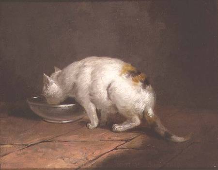 The Artist's Cat Drinking von George Morland