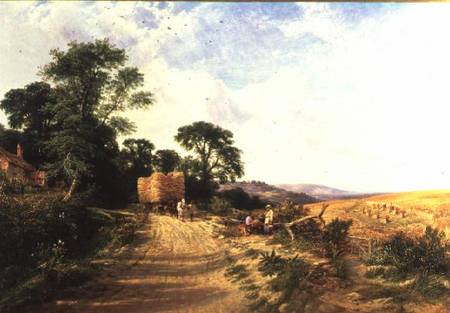 Landscape - Harvest Time von George Vicat Cole