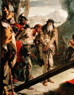 The Two Thieves, detail from The Road to Calvary 1749