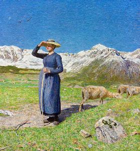 Mittag in den Alpen “Mezzogiorno sulle Alpi” 1891