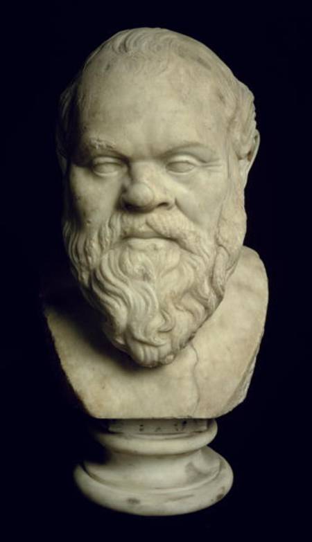 Bust of Socrates (469-399 BC) von Greek