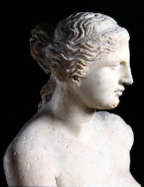 Venus de Milo, detail of the head, Hellenistic period c.100 BC