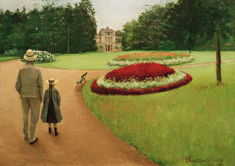 Park u.Landhaus in Yerres von Gustave Caillebotte