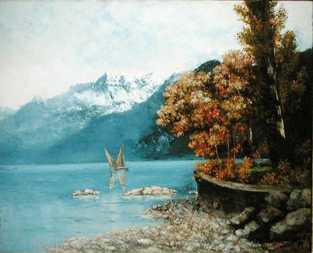 Lake Leman von Gustave Courbet