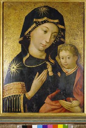 Maria mit dem Jesusknaben Hindelanger Madonna. 1493