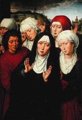 The Holy Women, right hand panel of the Deposition Diptych c.1492-94