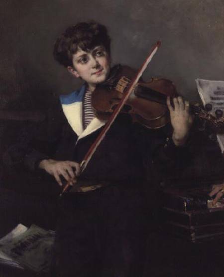 The Violinist von Harry Humphrey Moore