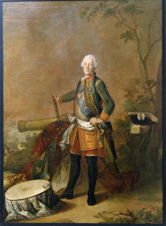 Porträt des Ingenieurs, Generalfeldmarschalls und Politikers Burkhard Christoph Graf von Münnich (16 von Heinrich Buchholz