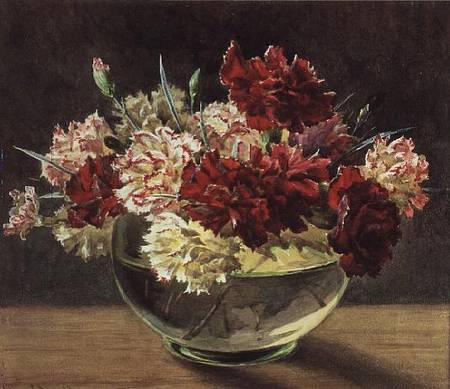 A Bowl of Carnations von Helen Cordelia Coleman Angell