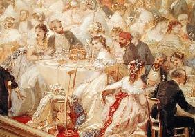 Dinner at the Tuileries 1867  on