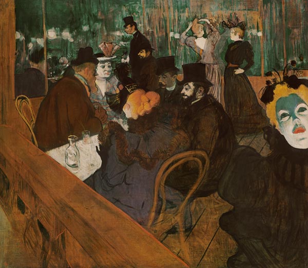 Im Moulin Rouge von Henri de Toulouse-Lautrec