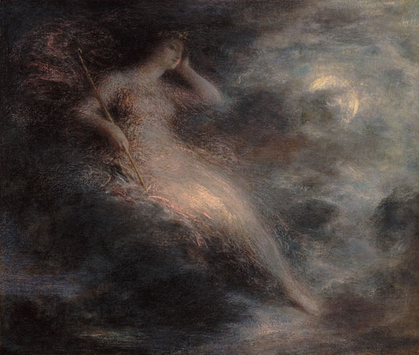 Die Königin der Nacht. von Henri Fantin-Latour