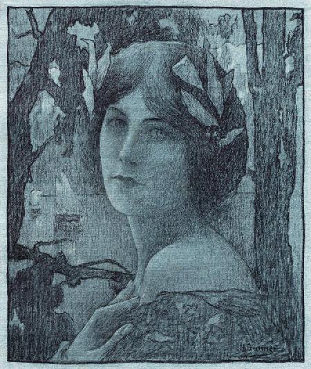 Girl from the Sea Isles, from 'L'Estampe Moderne' published