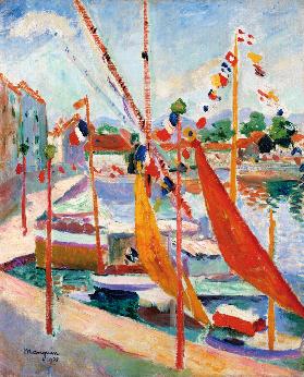 Der 14. Juli in St. Tropez 1905