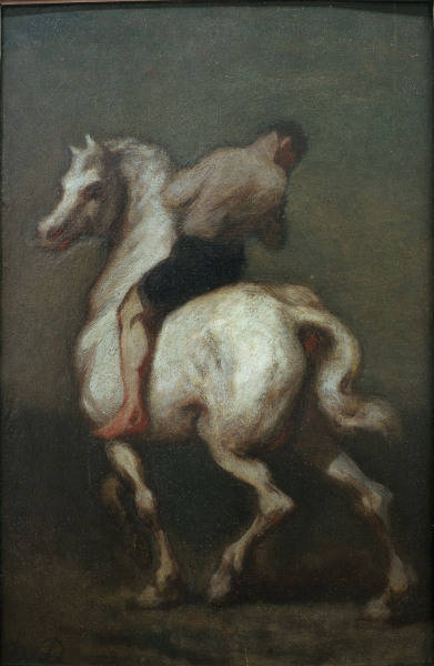 H.Daumier, Reiter auf Schimmel von Honoré Daumier