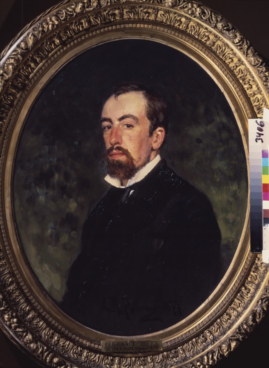 Porträt des Malers Wassili Polenow (1844-1927) von Ilja Jefimowitsch Repin
