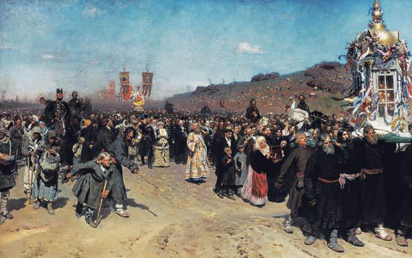 Kreuzprozession im Gouvernement Kursk. 1880/1883