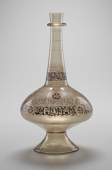 Bottle, commissioned by Dawud, Rasulid Sultan of Yemen, Mamluk Dynasty, 1296/1321 von Islamic School