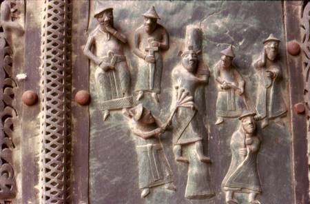 Relief scene of the Flagellation of Christ von Scuola pittorica italiana