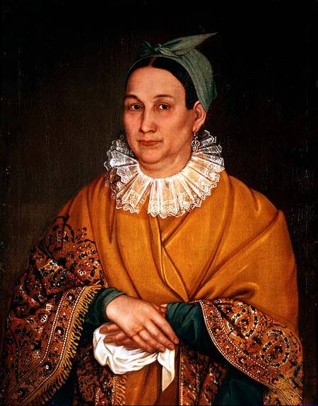 Portrait of a Merchant's Wife von Ivan Vasilievich Tarkhanov