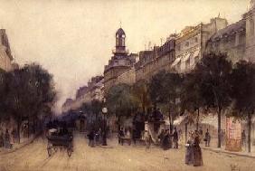 The Boulevard des Italiens, Paris 1887  on