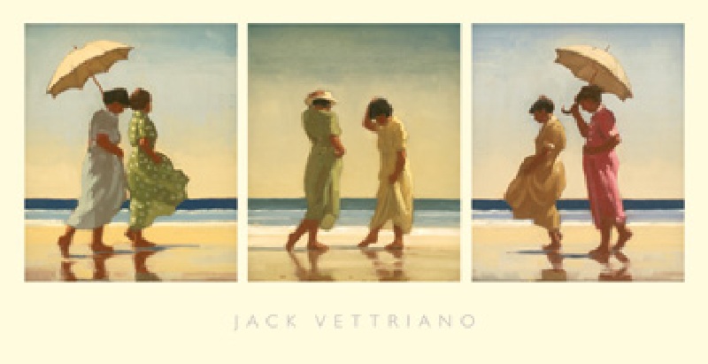 Bild:  Jack Vettriano - Summer Days - Triptych