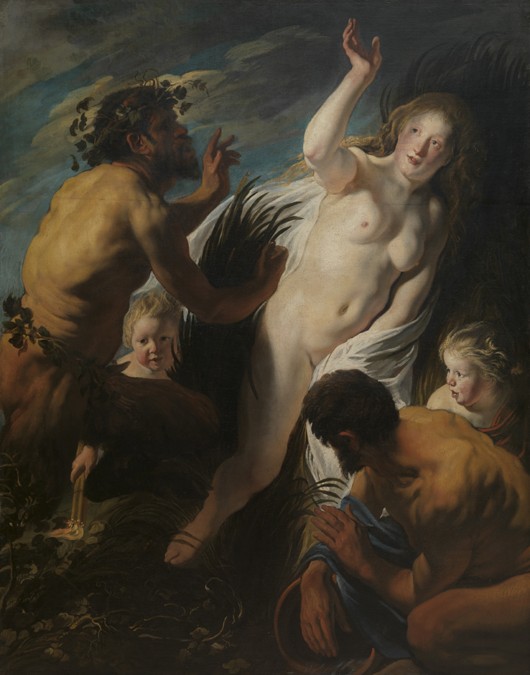 Pan und Nymphe Syrinx von Jacob Jordaens