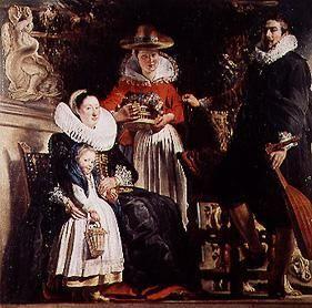 Die Familie Jordaens im Garten