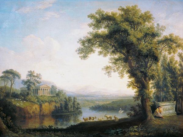 Antike Landschaft mit dem Grab des Phaeton 1785
