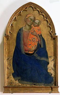 Madonna of Humility (tempera on panel) 14th