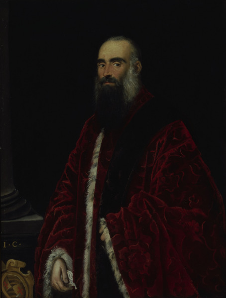 J.Tintoretto /Procurator Contarini/ C16 von Jacopo Robusti Tintoretto