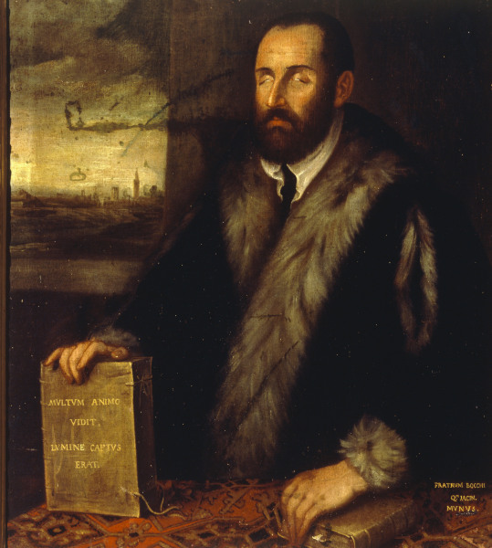 Luigi Groto / Ptg.by Tintoretto / C16th von Jacopo Robusti Tintoretto