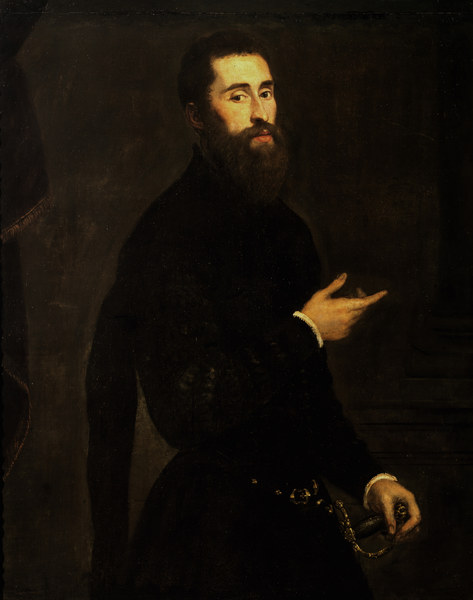 Tintoretto, Bildnis eines Edelmannes von Jacopo Robusti Tintoretto