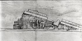 Study of the frieze from the west pediment of the Parthenon