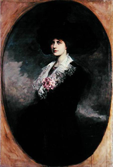Portrait of a woman von Jacques Fernand Humbert