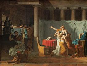 Die Liktoren bringen Brutus die Leichen seiner Söhne 1789