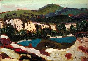 The Blue Pool, Dorset 1912