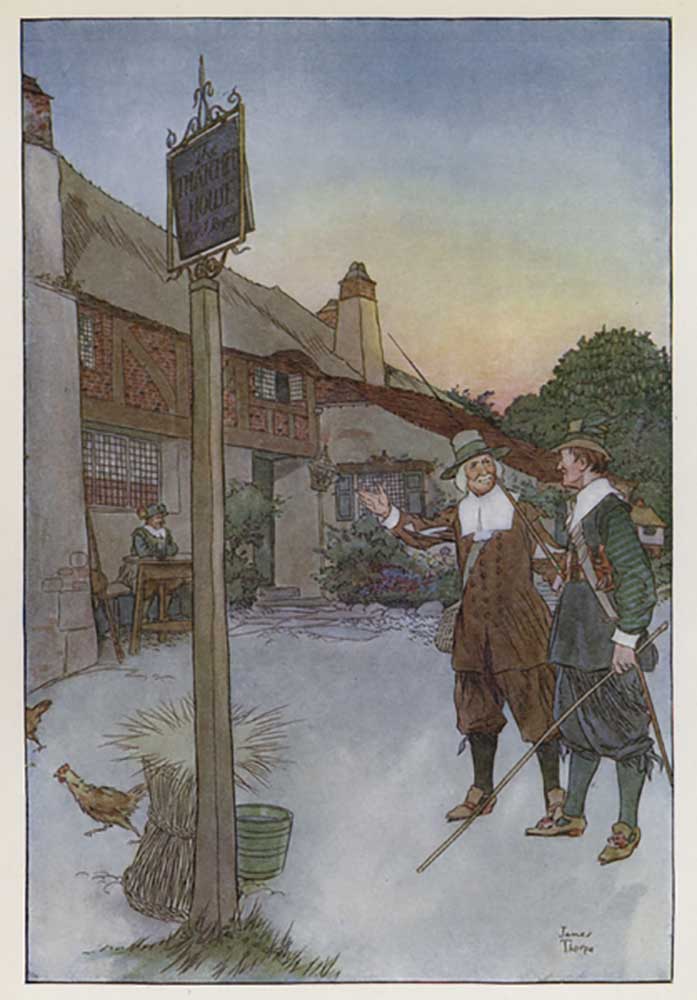 Illustration für The Compleat Angler von Izaak Walton von James Thorpe