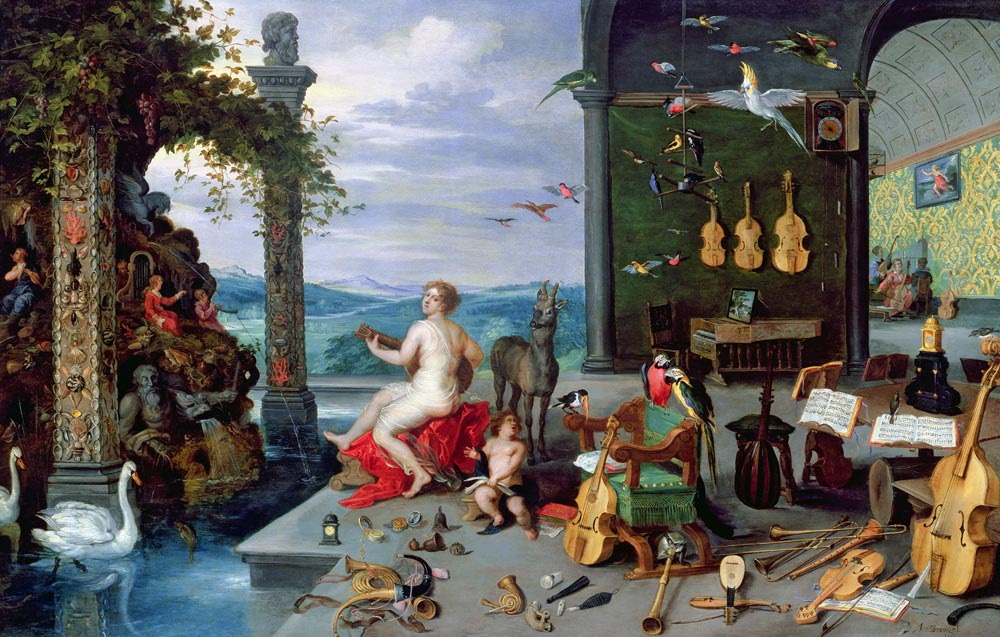 Allegory of Music von Jan Brueghel d. Ä.
