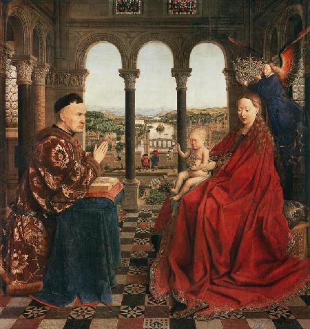 Madonna mit dem Kanzler Rolin 1435