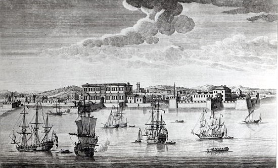 Bombay on the Malabar coast belonging to the East India Company of England von Jan van Ryne
