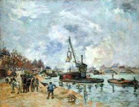 At the Quay de Bercy in Paris 1874
