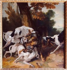 L’hallali du loup (Wolfsjagd) 1725