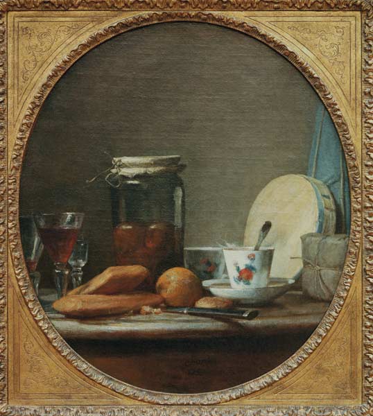 Das Aprikosenglas von Jean-Baptiste Siméon Chardin