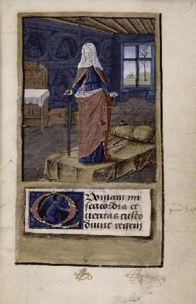 Allegorie der Gerechtigkeit (aus John of Wales "Breviloquium de virtutibus antiquorum principum et p