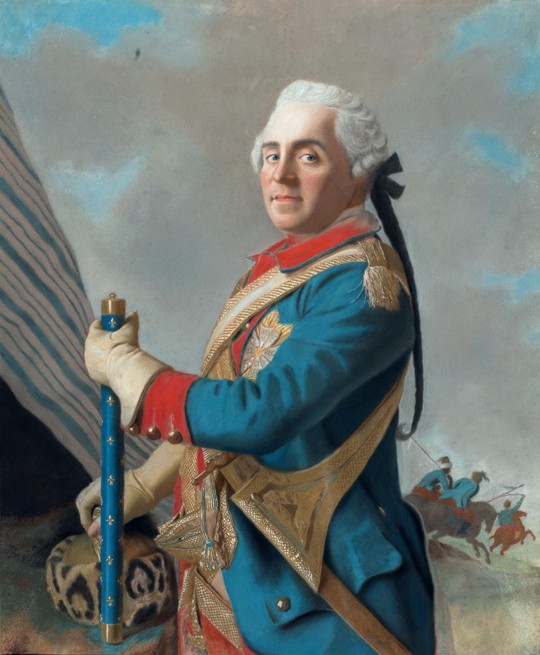 Porträt von Moritz Graf von Sachsen (1696–1750), Marschall von Frankreich von Jean-Étienne Liotard